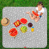 42X46 Inch Splat Mat for Under High Chair, Non Slip Waterproof Mealtime Floor Mats Washable Portable Picnic Splash Mat