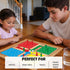 5-in-1 Set 2 Ankit Toys & Games Wooden Board Game Includes Ludo, Snakes & Ladders, Chess, Checkers, and Tic Tac Toe.