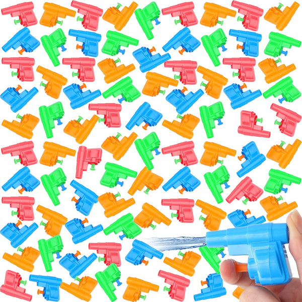 100 Pcs Colorful Mini Water Gun Sprayer, Small Squirt Toys for Outdoor Beach Game Swimming Pool Party