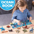 12 Pack Ocean Animal Toys with Educational Booklet for Kids, Realistic Soft Plastic Creatures Model Figures for Toddler