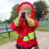 3 4 5 Liberry Fireman Costume for Kids Years Old, Firefighter Tools with Fire Extinguisher, Pretend Play Toy Gift