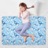siphylline 52" 34" Cartoon Cute Sea Animal Blue Extra Large Resuable Changing Pad Covers Waterproof Washable Crib Pee