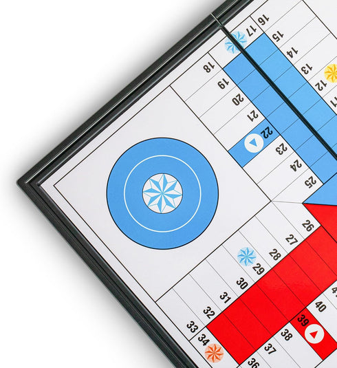 Set 9.75 Inches Ludo Magnetic Folding Travel Board Game