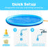 60" (60in, SLOOSH Non-Slip Splash Pad Sprinkler - Outdoor Water Toys Play Mat for Toddlers Kids Dogs, Outside Thickened