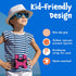 THINKPEAK 8x21 Binoculars for Kids 8-12, Birthday Gifts for Boys and Girls, Pink Color