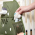 SUNEVNO Baby Diaper Caddy Organizer Hanging Diaper Stacker, Baby Crib organizer Classified Storage for Changing Table