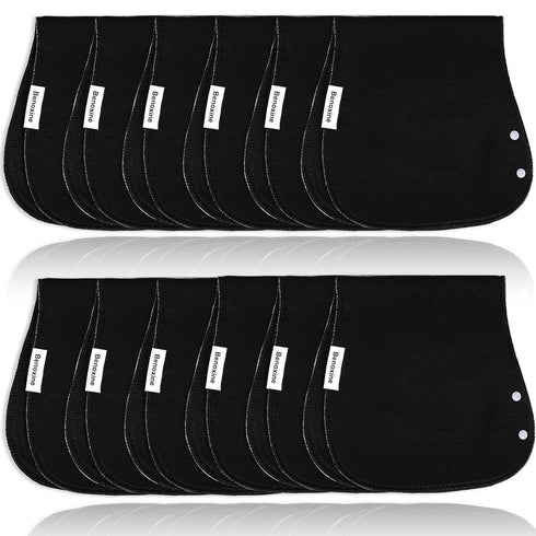 Burp Cloths & Baby Bibs 2-in-1 Set - Large Size 3 Layers Cotton, Super Soft and Absorbent for Teething