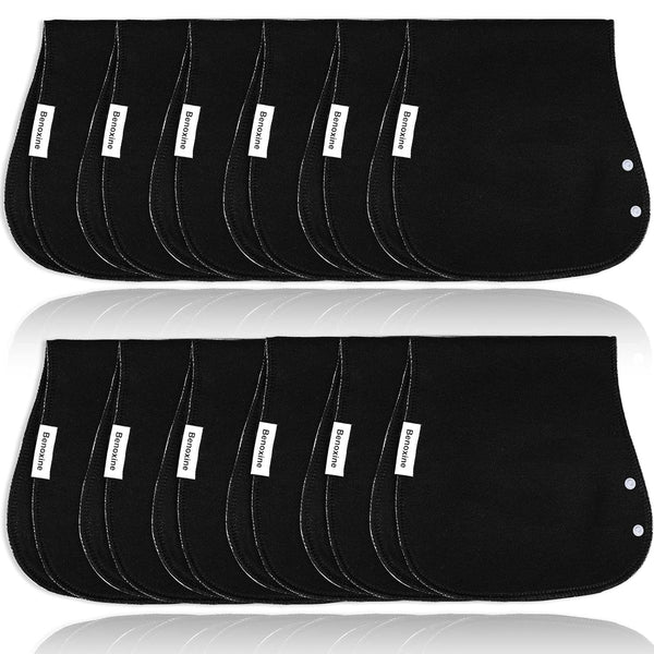 Burp Cloths & Baby Bibs 2-in-1 Set - Large Size 3 Layers Cotton, Super Soft and Absorbent for Teething