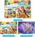 Jeacirio 4-8 6-8 8-10 100 Puzzles for Kids Ages Year Old and Seniors - Funny Cats Puzzle Beach Kitten Jigsaw Puzzles