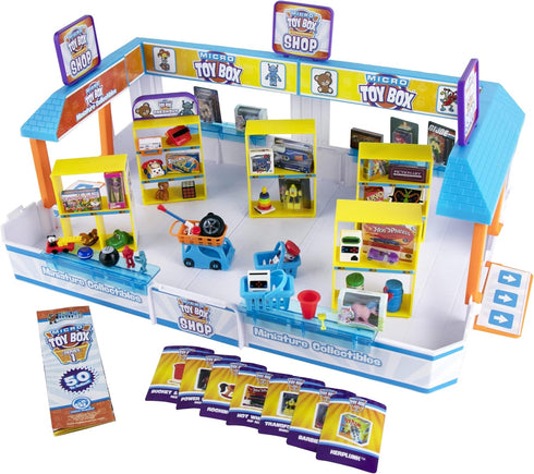 Micro Toy Box Store Playset, World's Smallest - Multi