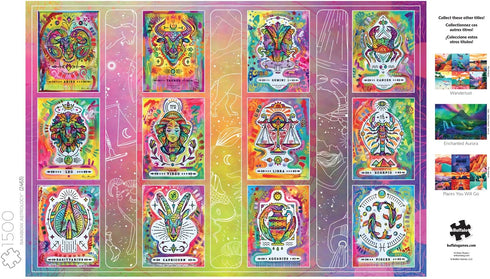 Buffalo Games Rainbow Astrology - 1500 Piece Jigsaw Puzzle for Adults, Perfect for Game Nights