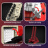 HJPLPXH Set, Rock Guitar Interactive Building Block Creative Construction Model Toy with Display Stand, DIY Collectible