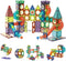 Contixo STEM Building Toys - 110 pcs Marble 3D Magnetic Run Tiles