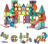 Contixo STEM Building Toys - 110 pcs Marble 3D Magnetic Run Tiles