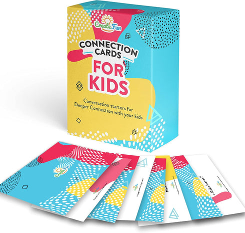 CreateFun Summer Fun Activities for Kids, 101 Playful Conversation Cards for Ages 3+ to Build Confidence
