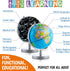 USA Toyz Illuminated Globe for Kids Learning, 3-in-1 STEM Kids Globe with Stand, LED Light, 9.75” Tall
