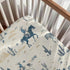 KuphiL10C Mattress-28x52 Watercolor Western Cactus Horses Mountains Pattern Baby Sheets for Crib, Unisex Western