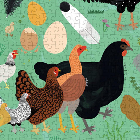 Princeton Architectural Press Chickenology 1000 Piece Puzzle