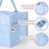 Sky Bliss Baby Diaper Caddy - Stylish Nursery Storage & Car Organizer