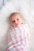 Woombie 44" 44" AirWrap Organic Swaddle - Old Fashioned Receiving Blankets for Babies - Lightweight, Vented Design