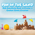 Beach Sand Toy Set - 12 Sets of Buckets and Shovels, Plastic Beach Buckets & Shovel Tools