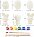 6 JOYIN Pcs Easter Squishy Toy Coloring Craft Kit Easter DIY Paint Your Own Squishy Toy Kit Animal Character Including