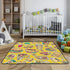 YETTASBIN 50 50 Inch Tummy Fast Food Baby Play Mat for Floor x - Portable Soft Quilted Crawling Mat Waterproof Foldable
