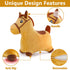 18 2 3 4 iPlay, iLearn Bouncy Pals Hopping Horse, Toddler Girl Boy Inflatable Bouncing Animal Hopper Toy, Outdoor