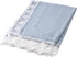 Booulfi Baby Blankets Neutral Knitted Blue Cotton Blue Baby Blanket Stroller Lace Border Crochet Winter Crib Baby