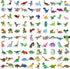 100PCS Dinosaur Stickers, Cute Waterproof Cartoon Stickers for Kids, Teaching Rewards, Dino Party Favourites, Stocking