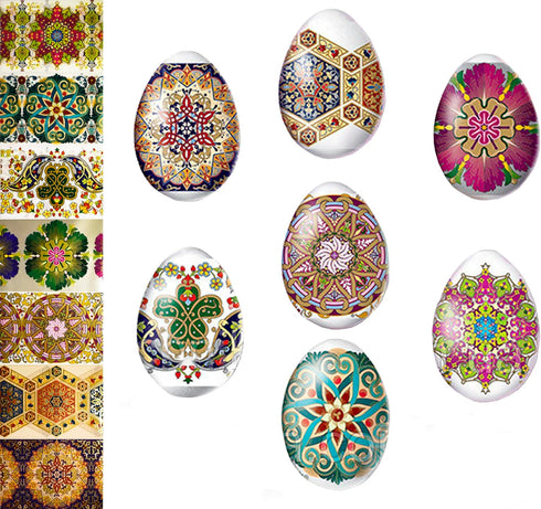 Diximus Thermo Heat Shrink Sleeve Decoration Easter Egg Wraps Pysanka Pysanky Patterns