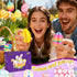 24 3D 2.36" PCS Printed Eggs, Empty Eggs Fillable Eggshells for Easter Egg Hunt, Basket Fillers, Treats, Party Favor