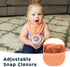 Water-Resistant Tiny Twinkle Bandana Bibs for Infants - Absorbent Teething Scarf