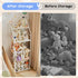 Yoimori 3 Nursery(57.9H) Stuffed Animal Storage Zoo Tier - Large Stuffed Animals Holder Wood and Metal Plush Toy