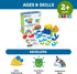 1-2-3 Learning Resources Build It! Robot Factory - Building Toys, Early Engineering and Science, STEM Activities, Fine