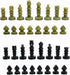 StonKraft Natural Stone Chess Pieces - 3" King Chessmen for Board Games and Accessories
