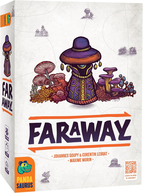 Pandasaurus Games Faraway Card Game - Explore Mysterious Alula! Strategic Region Building
