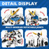 Transforming Robot Building Set, 2 in 1 City Warrior Mech & Fighter Jet Model, 952 Pcs Creative Gift