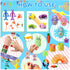 ZEAYOU 200 Pcs Prefilled Easter Eggs with Toys Inside,Easter Basket Stuffers,Surprise Easter Egg Fillers,Easter Toys