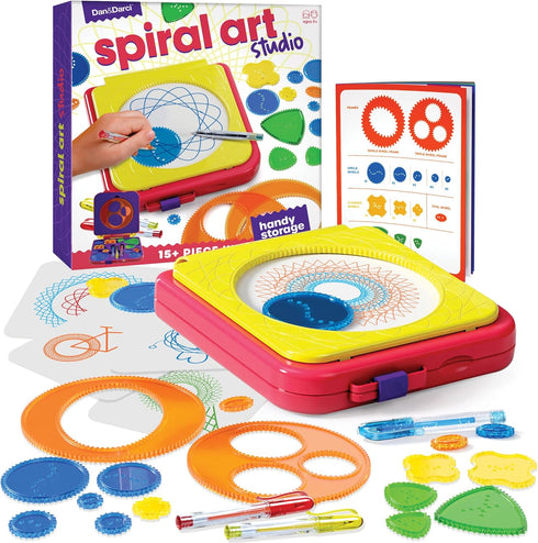 Dan&Darci Spiral Art Kit for Kids - Craft Set for Girls &