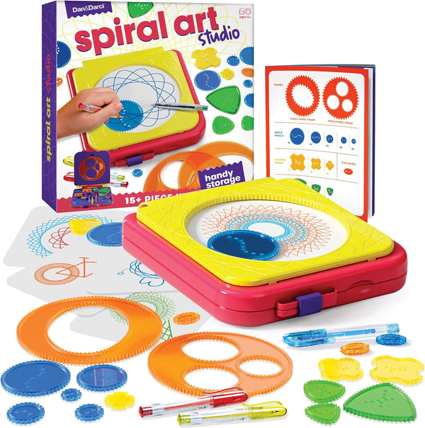 Dan&Darci Spiral Art Kit for Kids - Craft Set for Girls &