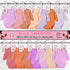 Closet 8PCS, Baby Dividers Western Cowgirl/Wild West Rodeo Themed Wooden Double-Sided Clothes Size Hanger Organizer