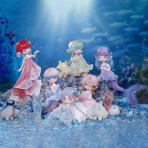 BEEMAI Antu Tidal Secret Language Mermaid Series 1PC 1/12 BJD Dolls, Cute Figures Collectibles Gift