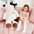 IKASA Giant Cow Stuffed Animal - 30 Inches Big Cow Plush Toy