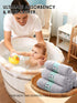 2 6 Pack HIPHOP PANDA Baby Washcloths, Rayon Made from Bamboo - Layer Ultra Soft Absorbent Newborn Bath Face Towel
