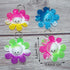 Goodangie00 50 Packs Rainbow Mini Pop Octopus Fidget Keychain GiftSmall Christmas Party Fidgets Favors Bubble Anxiety