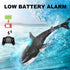 8-12, 2.4GHz 60 Remote Control Shark Pool Toys for Kids Age Waterproof RC Boat, Toy Shark with Light for Mins Play
