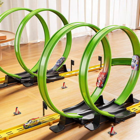 Sets 3 4 5 6 7 8 9 Set 3-5 6-8 8-12, 4 3-8 MSKOLER Car Race Track for Kids Years Old - Toy Car Track for Boys