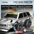 BRRRRT 4WD Car,1:24 Car,20KM/H 6+ High Speed RC Drift Remote Control Mini RC Drift Car with LED Lights,Adjustable High