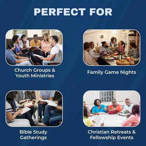 Kulture Games - Get VersED - The Bible Party Game (Preach, List, Recite) - Fun Christian Card Game for Adults, Teens